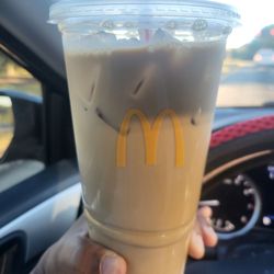 McDonald's - French Vanilla Iced Coffee with chocolate syrup added. 99 cents any size in the app. Special thanks to my coffee maker. It is on point!!