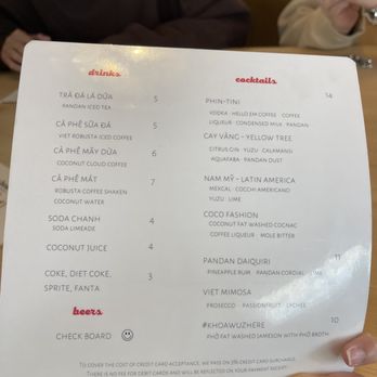 The Boat - Back of menu - Vietnamese Near Me - Seattle, Washington The Boat - Back of menu - Vietnamese Near Me - Seattle, Washington