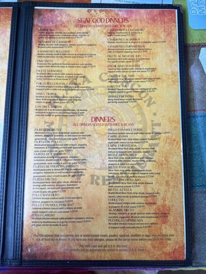 Menu photo 7 Playa Cancun Stony Point, NY