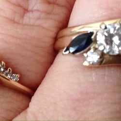 Alvin Goldfarb Jeweler - Both rings repaired & looking their best!  "A promise.....Kept"  Thanks guys