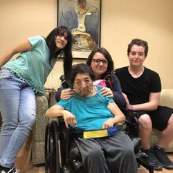 The Actors Fund Home - Me (far right), two cousins, and Great Aunt