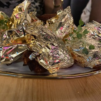 Deluxe Fun Dining - Glam wings...that's gold! - Bars Near Me - Charlotte, North Carolina