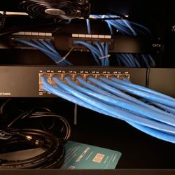 Clinic of Computer - Inside Network Rack.