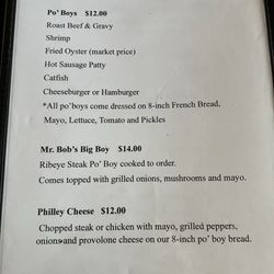 Ernie B's - Menu