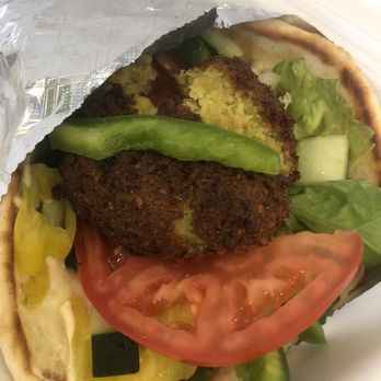 Greenland Grill - Falafel and Hummus Pita Wrap with Baba Ganoush - Mediterranean Near Me - Land O' Lakes, Florida Greenland Grill - Falafel and Hummus Pita Wrap with Baba Ganoush - Mediterranean Near Me - Land O' Lakes, Florida