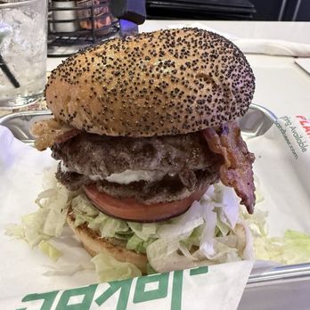 Jakes Burgers - Blue cheeseburger - American Near Me - Dallas, Texas