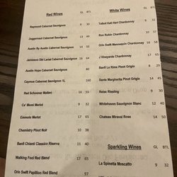 Bella Tuscany Ristorante Italiano Ocoee - Wine list