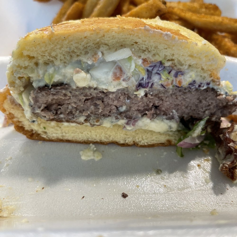 The Beehive Grill - Inside of blue cheese burger. My favorite!!!! - Bars Near Me - Logan, Utah The Beehive Grill - Inside of blue cheese burger. My favorite!!!! - Bars Near Me - Logan, Utah