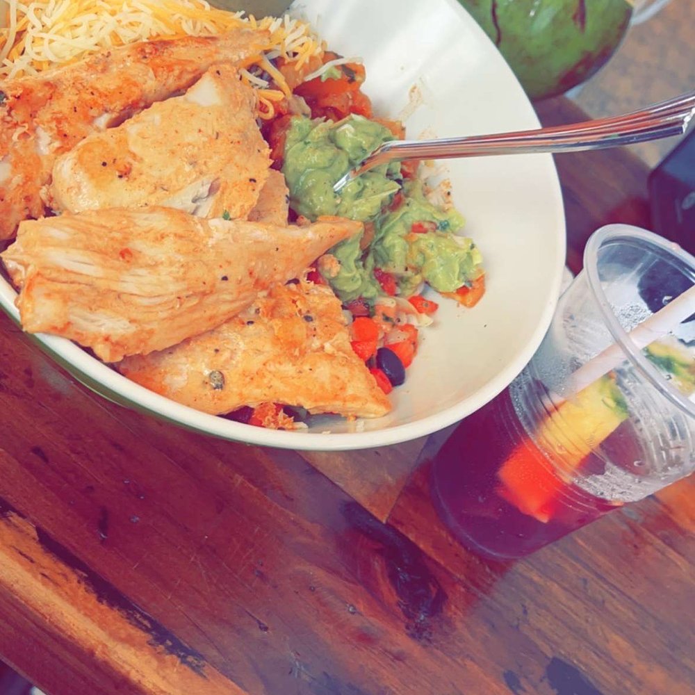 Taco Station - Grilled Mahi salad + sangria - Mexican Near Me - Pompano Beach, Florida Taco Station - Grilled Mahi salad + sangria - Mexican Near Me - Pompano Beach, Florida