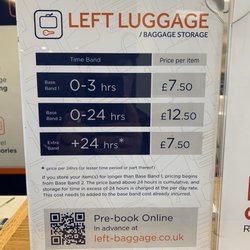Excess Baggage Company - Rates (September 2019.)