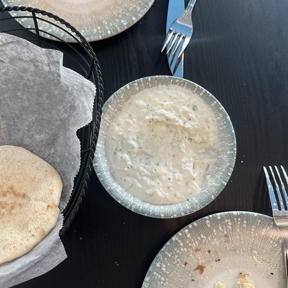 Pita and Tzatziki Pita and Tzatziki