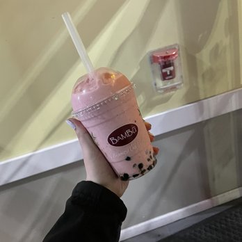BAMBU - Strawberry Kiwi Smoothie with boba - Vietnamese Near Me - Mays Landing, New Jersey BAMBU - Strawberry Kiwi Smoothie with boba - Vietnamese Near Me - Mays Landing, New Jersey