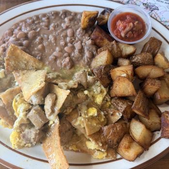 Joe's One-Niner Diner - Chile Verde Chilaquiles - American Near Me - Paso Robles, California Joe's One-Niner Diner - Chile Verde Chilaquiles - American Near Me - Paso Robles, California