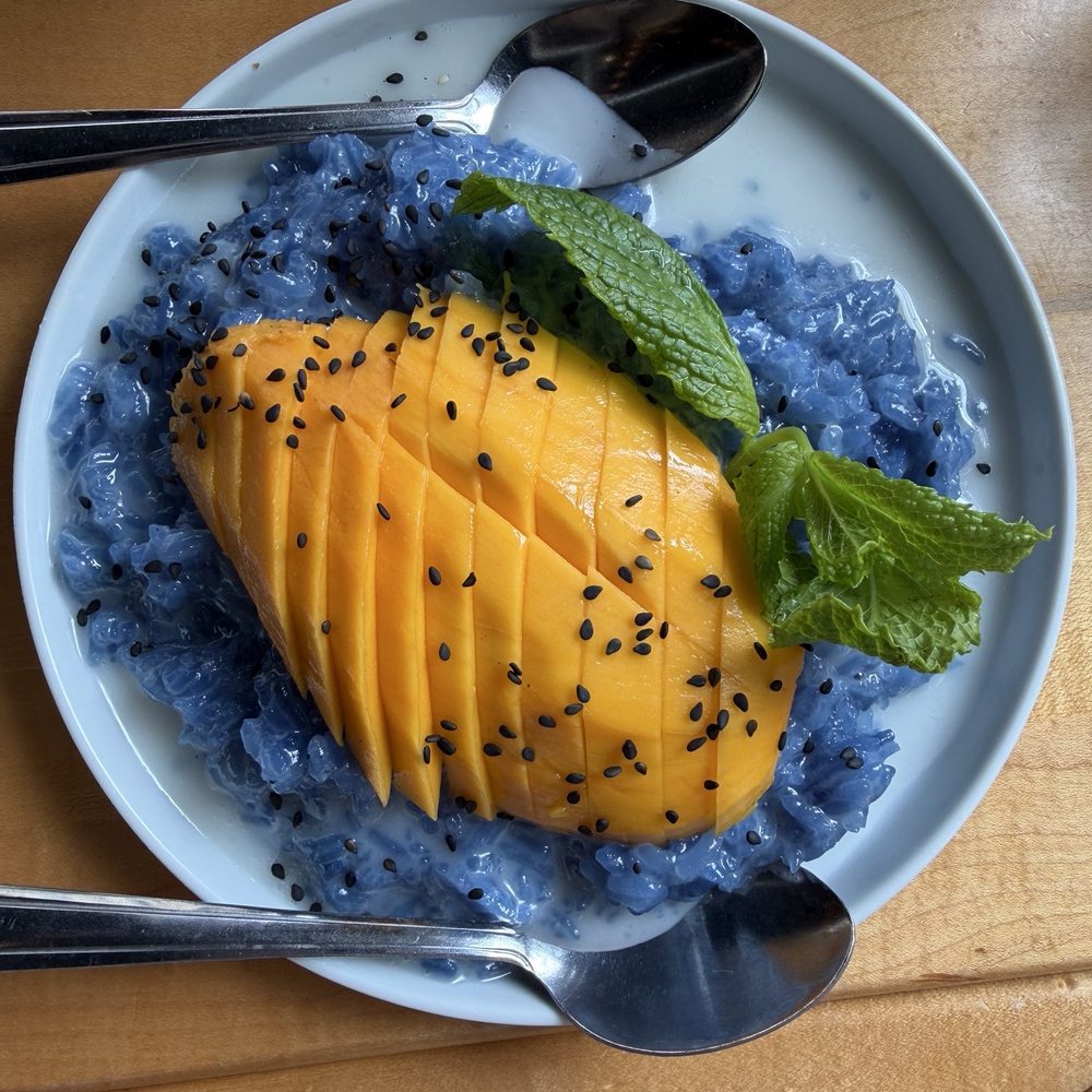 Buranko Cafe & Bar - Mango sticky rice - Asian Fusion Near Me - Portland, Oregon Buranko Cafe & Bar - Mango sticky rice - Asian Fusion Near Me - Portland, Oregon