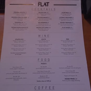 The Flat - They only serve pizzas. Not a diverse menu at all' - Lounges Near Me - Houston, Texas The Flat - They only serve pizzas. Not a diverse menu at all' - Lounges Near Me - Houston, Texas