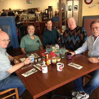 Corky's Kitchen & Bakery - Alan, Joe, Monty, Nick, and Bob enjoying breakfast at Corey's in Upland - American Near Me - Upland, California