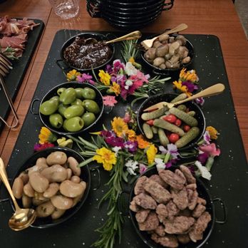 Papa Paella - a variety of appetizers on a table - Caterers Near Me Papa Paella - a variety of appetizers on a table - Caterers Near Me
