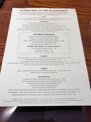 Menu photo 2 Black Horse Milton Keynes, MIK