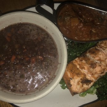 Cafe Rue Dix - Salmon Provenciale - French Near Me - Brooklyn, New York