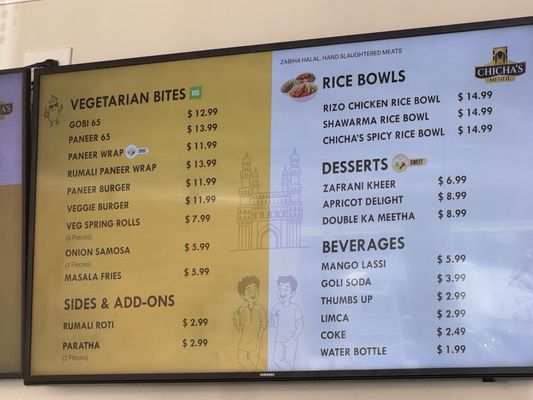 Menu photo 3 Chichas Mehfil Sunnyvale, CA