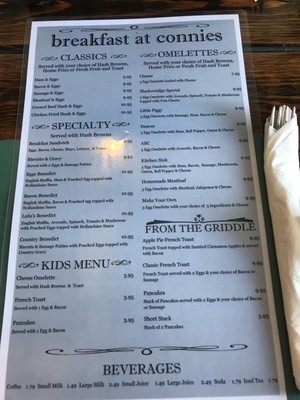 Menu photo 8 Connie's Vista, CA