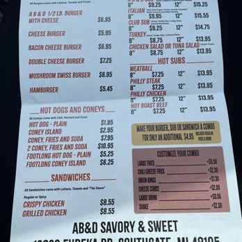 AB&D Savory & Sweet - Fast Food Near Me - Southgate, Michigan AB&D Savory & Sweet - Fast Food Near Me - Southgate, Michigan