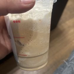 Dunkin' - My frozen drinks are actually not liquid. They're actually frozen.