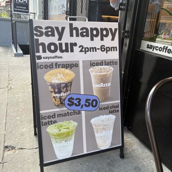 Say Coffee Shop - Happy hour - Cafes Near Me - New York, New York Say Coffee Shop - Happy hour - Cafes Near Me - New York, New York