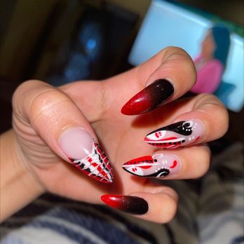 Fantasy Nails - All time favorite spot. JAYLA , ANDREW AND MIA are my favorite nail techs and go to. Jayla did this specific free hand - Nail Salons Near Me - Woodruff, South Carolina Fantasy Nails - All time favorite spot. JAYLA , ANDREW AND MIA are my favorite nail techs and go to. Jayla did this specific free hand - Nail Salons Near Me - Woodruff, South Carolina