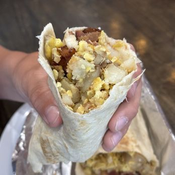 LoCo Burrito - Breakfast burrito with bacon, great flavor!! - Mexican Near Me - Longmont, Colorado