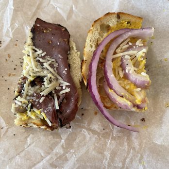 Bruegger's Bagels - Hot Pastrami and Swiss - Breakfast & Brunch Near Me - Madison, Alabama
