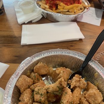 SÍPP Cafe - Garlic popcorn chicken and hot Cheetos fries - Fast Food Near Me - Glendale, Arizona SÍPP Cafe - Garlic popcorn chicken and hot Cheetos fries - Fast Food Near Me - Glendale, Arizona