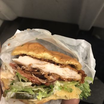 Shake Shack Flatbush - Barclays Ctr - Sorry I couldn't help but dig into the chicken shack before taking a picture. It is awesome - Burgers Near Me - Brooklyn, New York