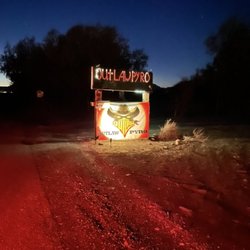 Outlaw Pyrotechnics - Outlaw pyro store sign