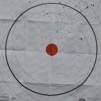 Cole Fine Guns and Gunsmithing - Pattern for new Cole Modified choke 30 yards Federal Top Gun 1145fps #8 shot. Beautiful! - Gunsmith Near Me - Harpswell, Maine