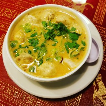 Thai Thip Restaurant - Tom Kha Soup with Chicken - Thai Near Me - Hurst, Texas