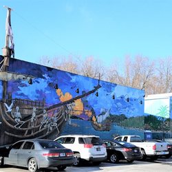Pirate's Cove Mural - Pirate's Cove mural by Rob Schaefer and Jackie McCracken 2019