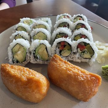 Masa Japanese Restaurant - Avocado roll, veggie roll, 2 x Inari - Japanese Near Me - Vancouver, British Columbia Masa Japanese Restaurant - Avocado roll, veggie roll, 2 x Inari - Japanese Near Me - Vancouver, British Columbia
