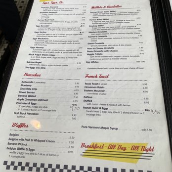 Bob's Diner - Menu - American Near Me - Manchester Center, Vermont