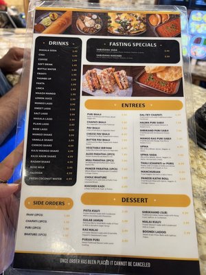 Menu photo 3 Shiv Sagar Houston, TX