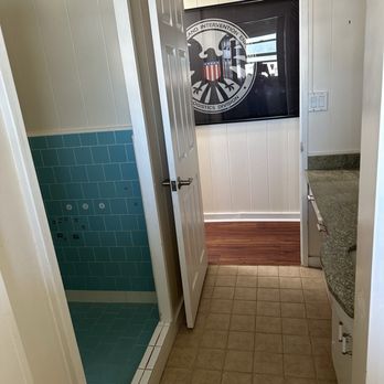 Affordable Handyman Services - Flooring and vanity area opposite view - before photo - Handyman Near Me - Urban Honolulu, Hawaii