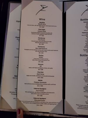 Menu photo 2 M Bar Henderson, NV
