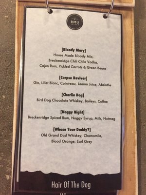 Menu photo 7 RMU Tavern Breckenridge, CO Menu photo 7 RMU Tavern Breckenridge, CO