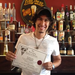 The Bartending School of Ontario - Passed the Test! Congrats Anthony!