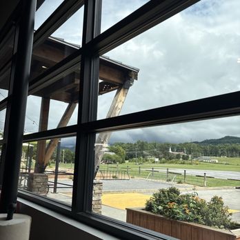 Peaceful Side Social - View from inside! - Breweries Near Me - Townsend, Tennessee Peaceful Side Social - View from inside! - Breweries Near Me - Townsend, Tennessee