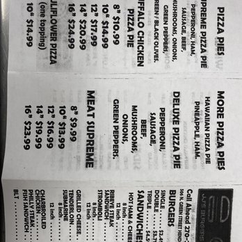 JJ'S Cafe - Menu - Pizza Near Me - Henderson, Kentucky