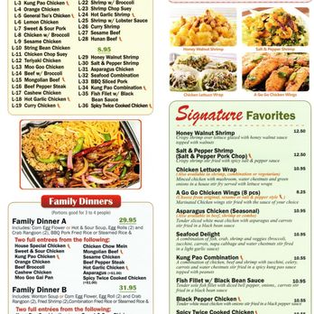 China A Gogo - Menu 4-25-2020 - Chinese Near Me - Las Vegas , Nevada