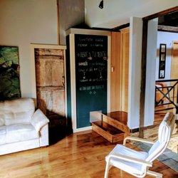 Albergue Atrio - Our double had a living room!