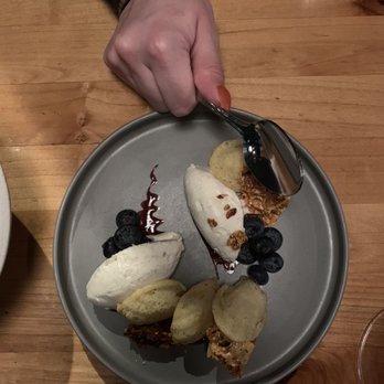 Tinderbox Kitchen - Madeline cookies with citrus ice cream - New American Near Me - Flagstaff, Arizona Tinderbox Kitchen - Madeline cookies with citrus ice cream - New American Near Me - Flagstaff, Arizona
