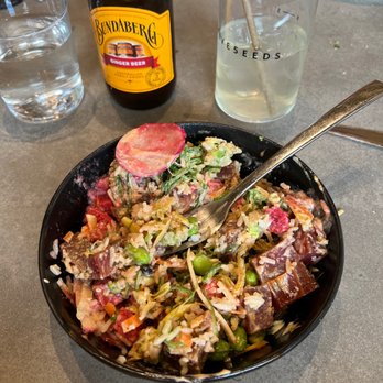 Five5eeds - Ahi Poke Bowl - Coffee & Tea Near Me - Park City, Utah Five5eeds - Ahi Poke Bowl - Coffee & Tea Near Me - Park City, Utah